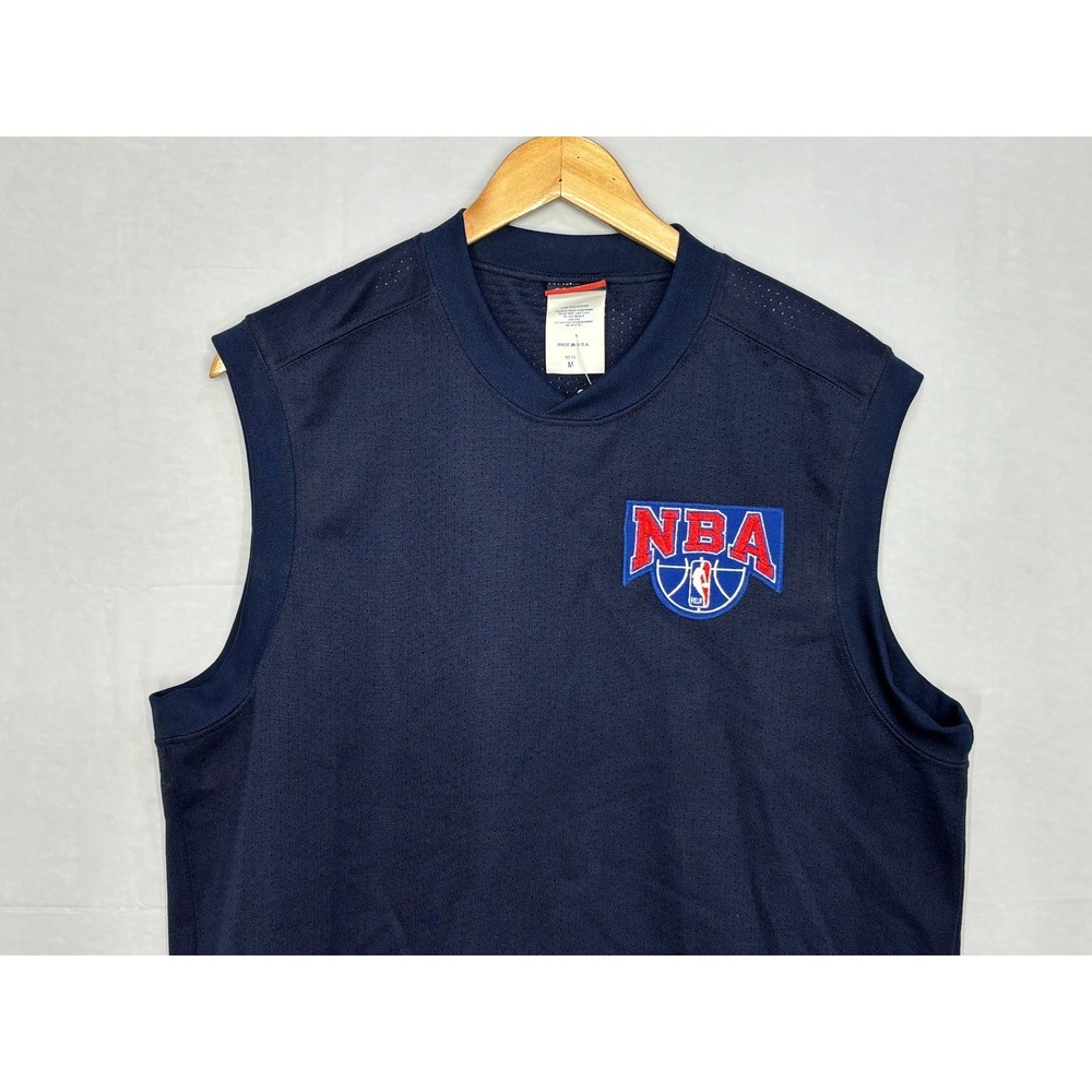 Majestic NBA Basketball Jersey Mens Gray Sleeveless Sportswear Gym Medium NWT